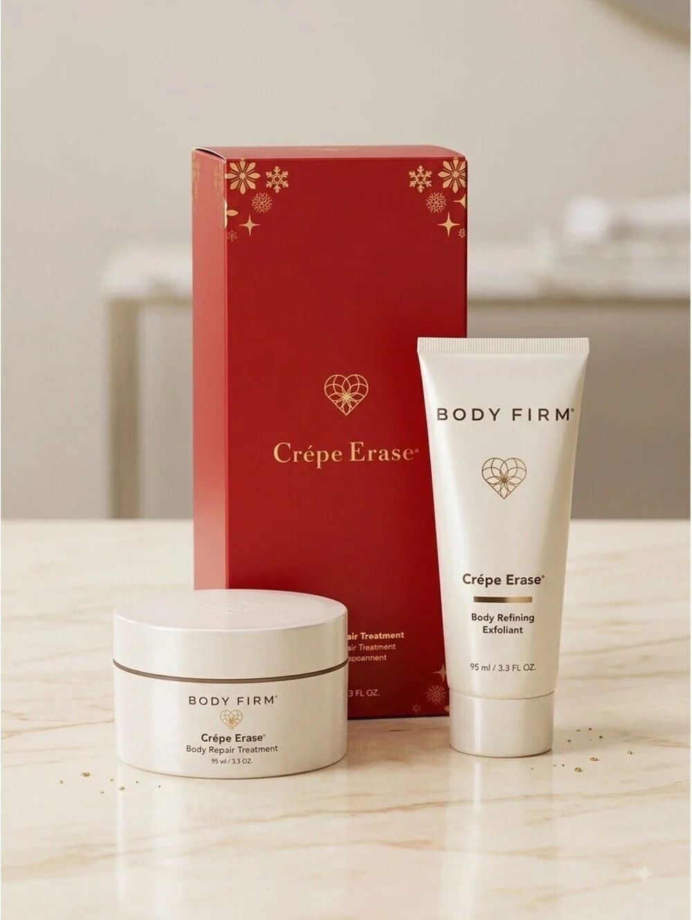 Crepe Erase 2-Step  Body Repair Treatment Set (Ultra 3.3oz&Body Smoothing 3.3oz)